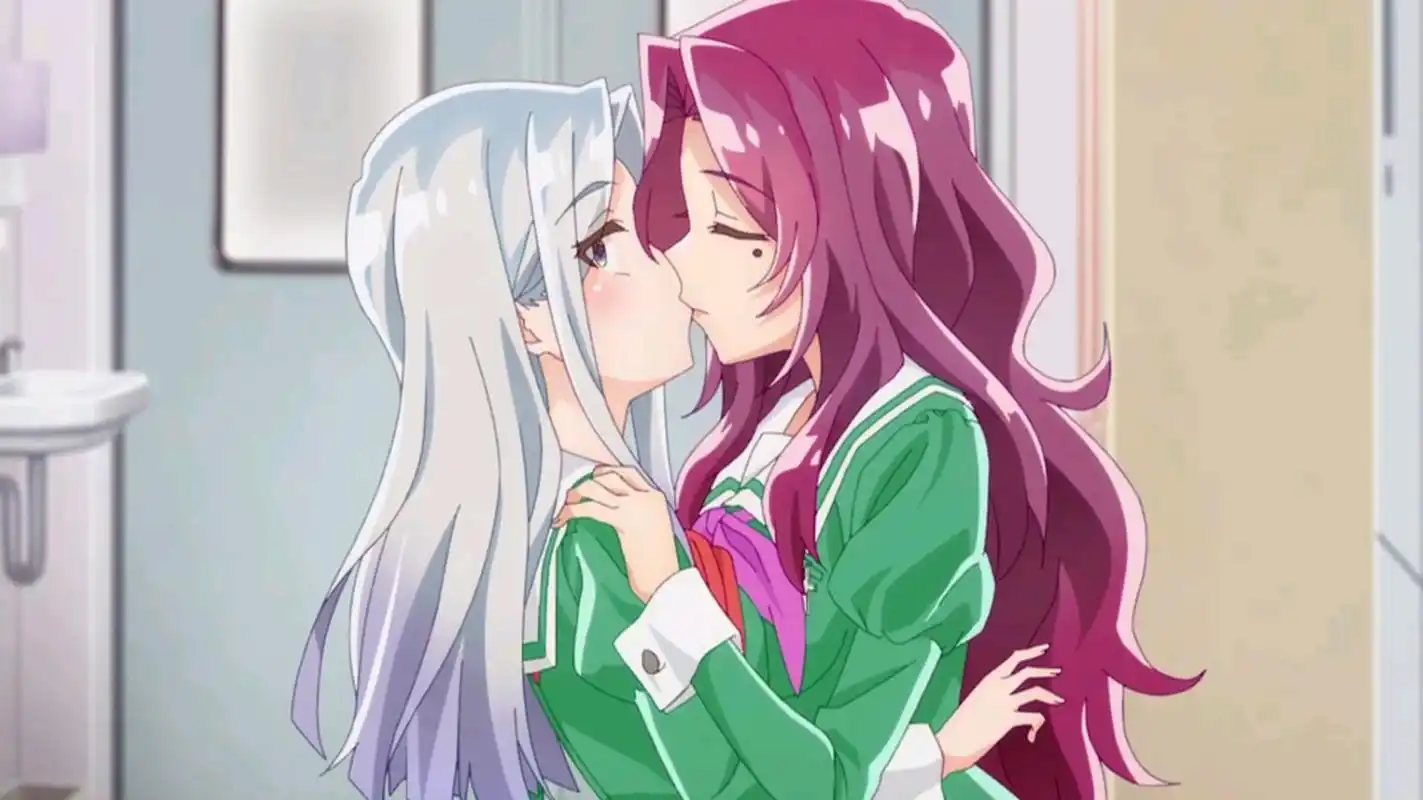 今年动漫新番的百合作品比较多的,一些轻百以外,少见的真百也有.