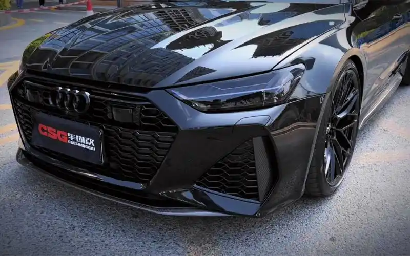 奥迪s7升级rs7宽体黑武士