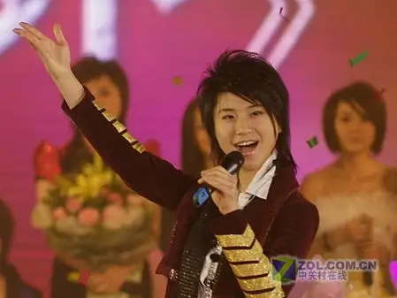 图为2006年超级女声冠军