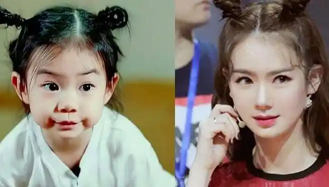 戚薇和lucky到底有多像?翻白眼不算啥,童年照傻傻分不清楚!_网易订阅