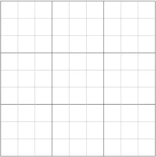 格:数独填入数字的位置,一个数独盘有 9×9 共 81 格数独元素:主要