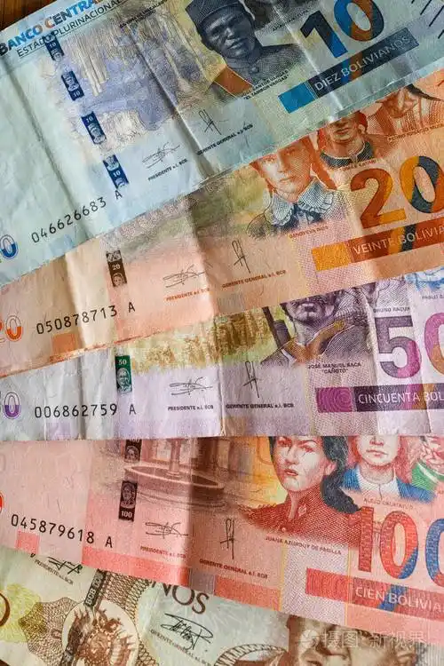 玻利维亚的钱玻利维亚人各种面值的钞票