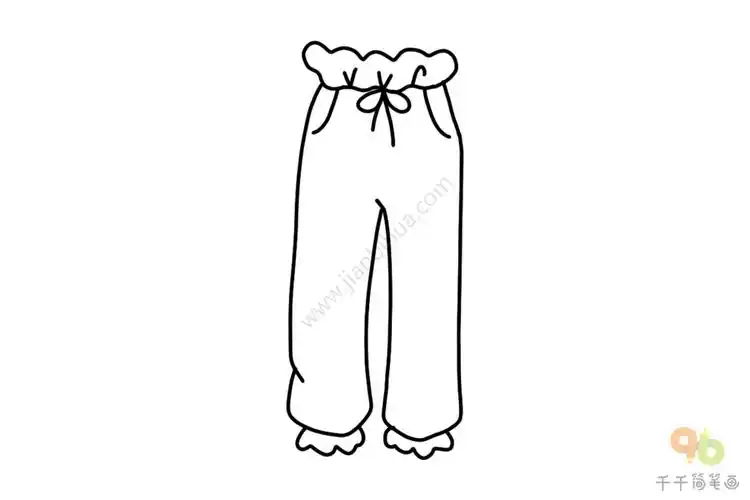 简单裤子简笔画图片