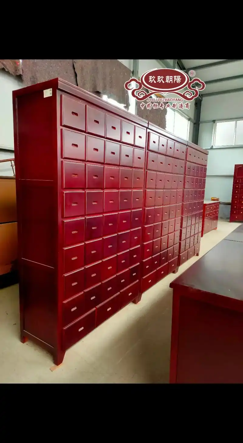 2米香杉木实木中药柜.药柜品牌:玖玖朝阳  - 抖音