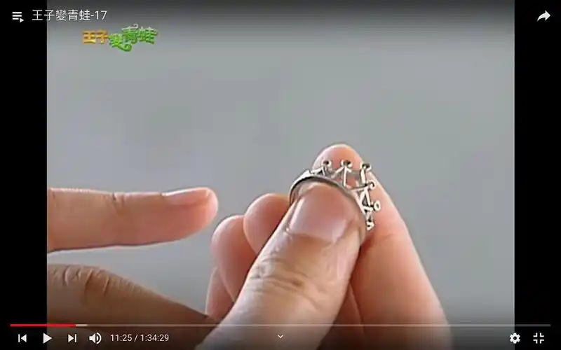 重温王子变青蛙 想说那个戒指