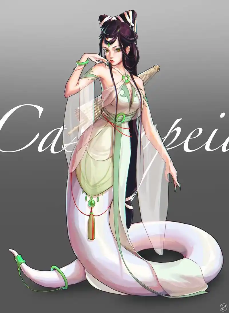 白素贞蛇女——gacc秋裤不好穿作品.#lol #艾欧尼亚  - 抖音