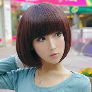 假发波波头女沙宣头假发齐刘海内扣女生短直发厂家直销批发价包邮