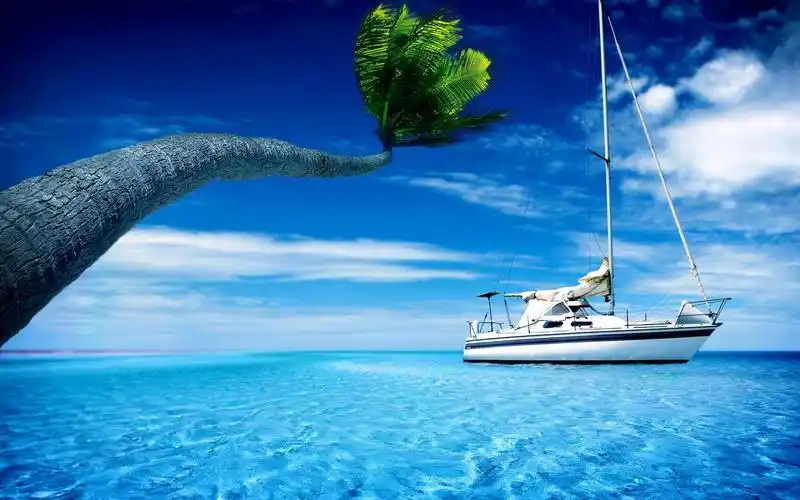 美丽的大海风景桌面壁纸高清下载-壁纸图片大全