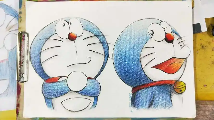 动漫彩铅画作品汇报