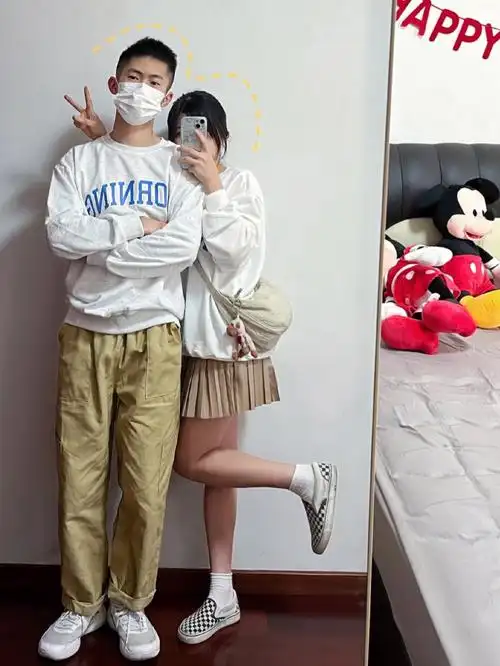 日常通勤平价情侣穿搭整套爱住158170