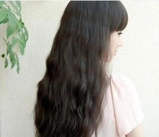 隐形玉米须烫发型图片洋气烫发的典范