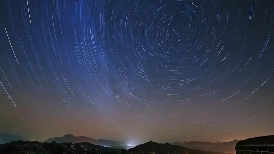 天蝎座流星雨唯美图片桌面壁纸