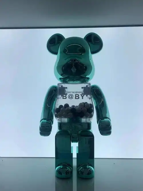 bearbrick1000%暴力熊潮玩手办公仔桌面大号摆件,潮玩爱好者