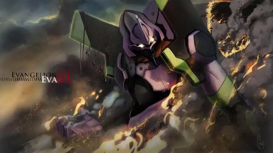 新世纪福音战士,eva单元01,机甲,动漫壁纸1280x1024分辨率下载,新世纪