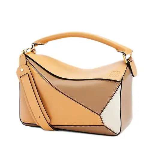 【包税】loewe/罗意威 2021春夏经典款puzzle 女士温暖的沙漠色/粉红