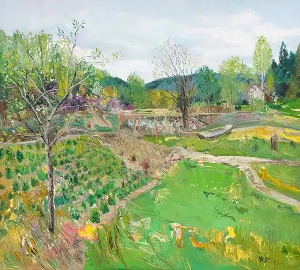 风拂大地王建国油画作品展部分作品欣赏