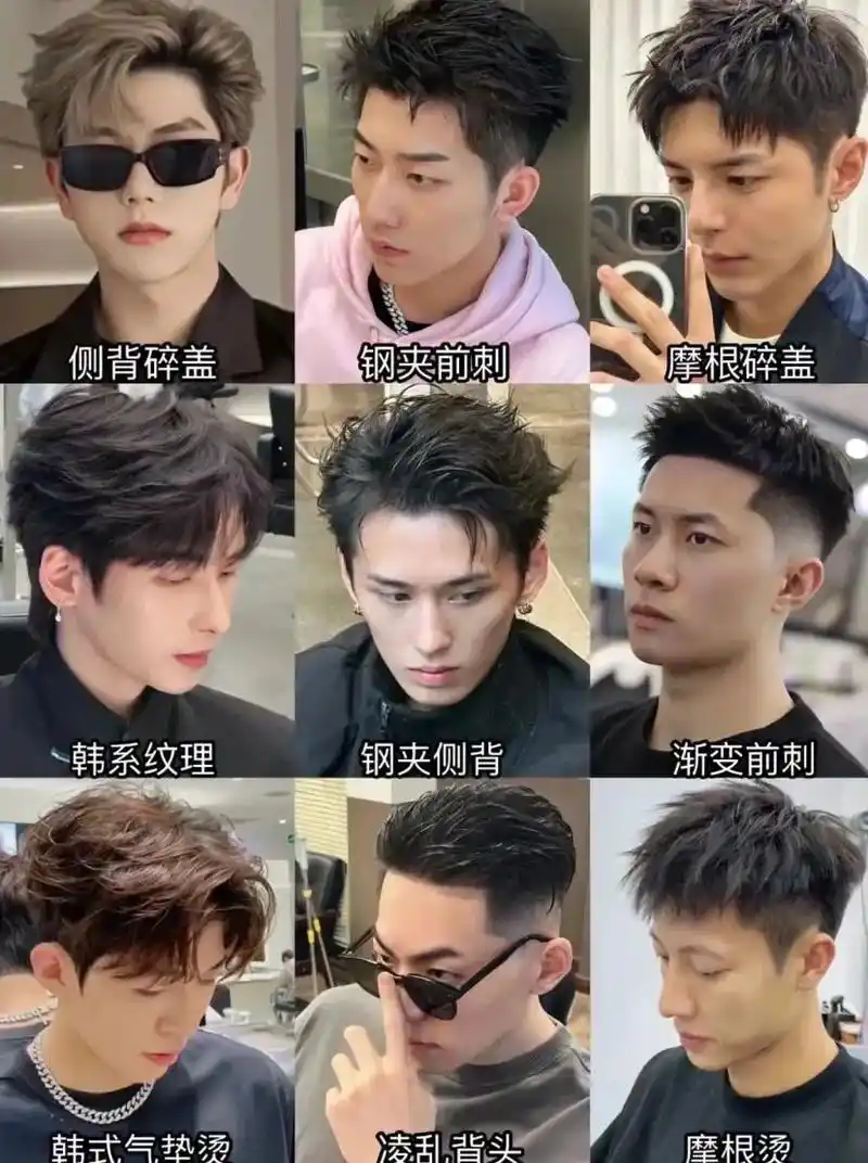 男生发型看这里