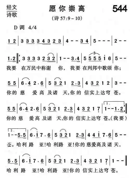 愿你崇高) / 南窗听雨编辑相关歌谱:[简谱]第324首 -愿你崇高,哦