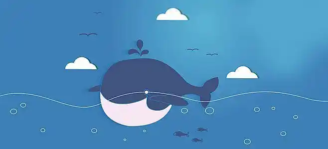 卡通,可爱,鱼,背景,banner,鲸鱼,海底,海报banner,童趣,手绘图库,png