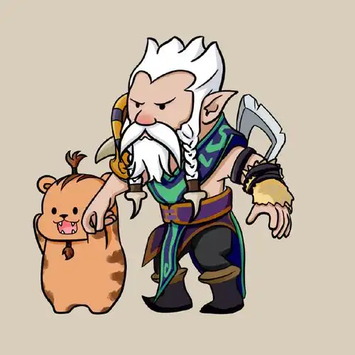dota2官博: 全英雄头像第十一批(共12张)德鲁伊的小熊不可能这么萌