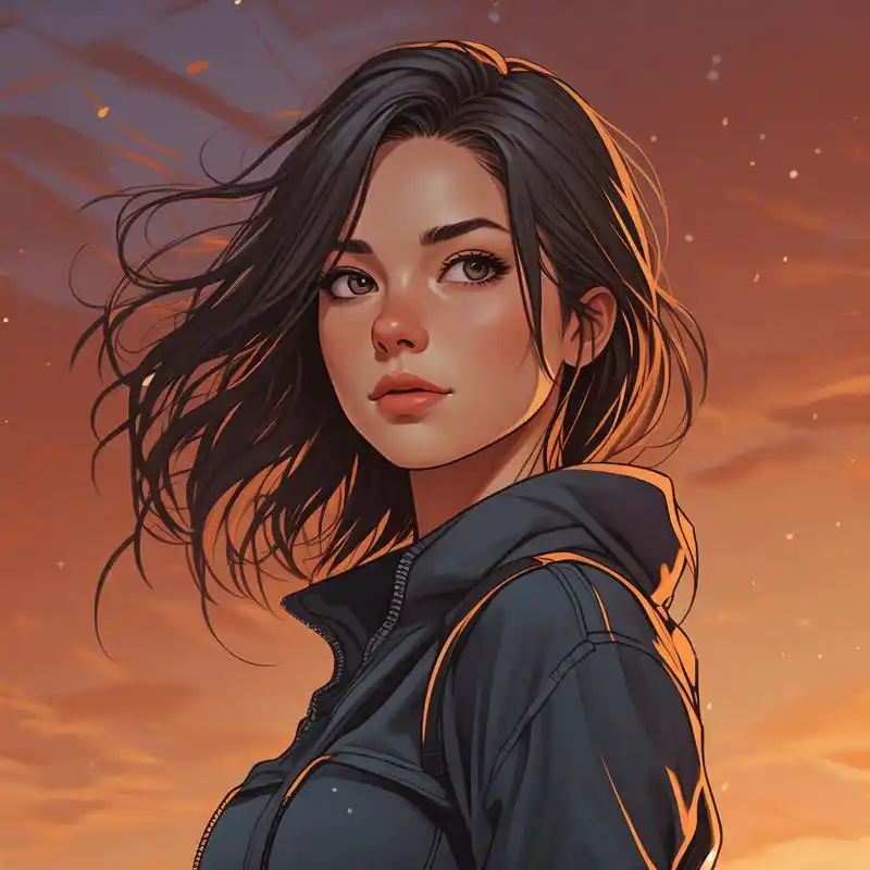 漫画女演员头像,美到窒息99 漫画风格的女演员头像来啦,氛围感直接