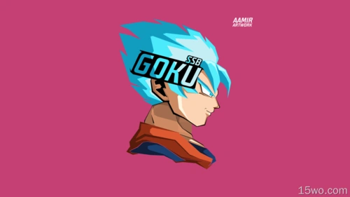 动漫 龙珠超 七龙珠 goku super saiyan blue 高清壁纸