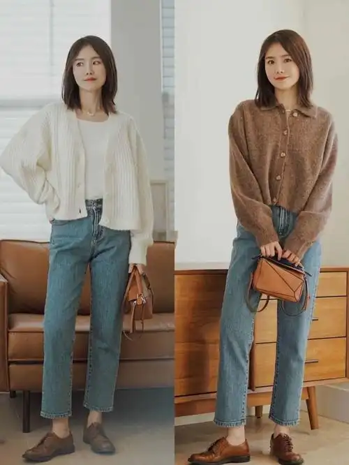 蓝色裤子配什么上衣蓝色裤子适合什么颜色上衣