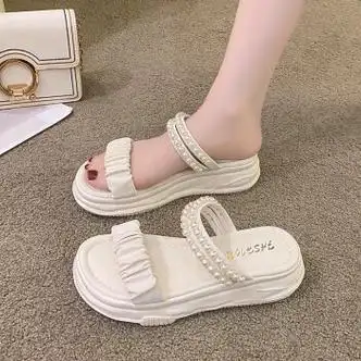 回力孕妇专用两穿凉鞋女夏季2024年新款外穿平底鞋软底防滑妈妈凉拖鞋