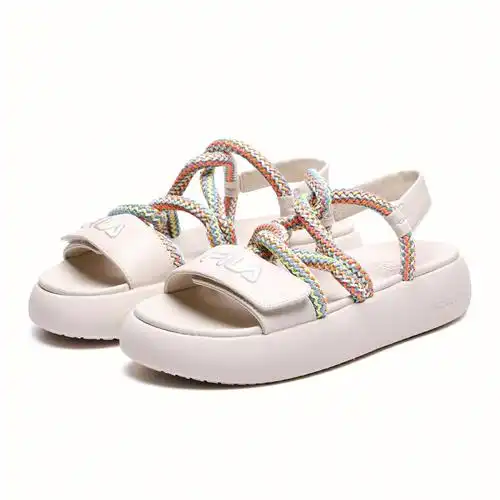 斐乐fila麻花凉鞋