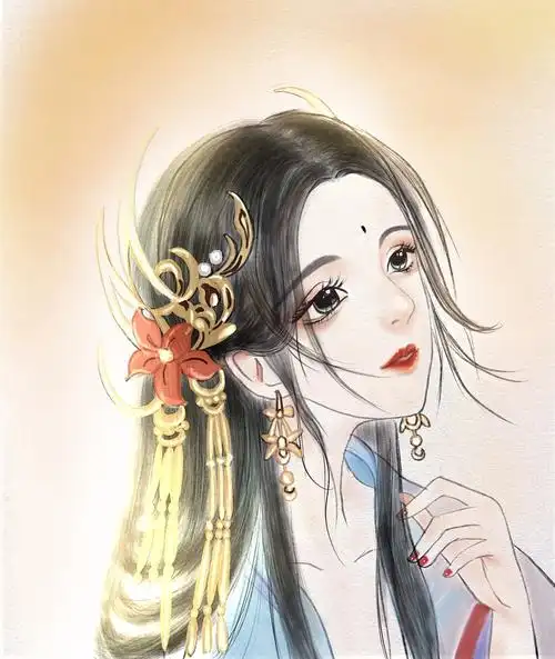 古风女头|动漫|单幅漫画|cx之亦_临摹作品-站酷zcool