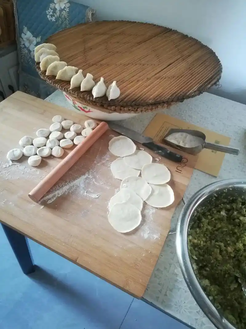 手工包饺子 #自己动手丰衣足食 #纯手工制作美食 #味道好 - 抖音