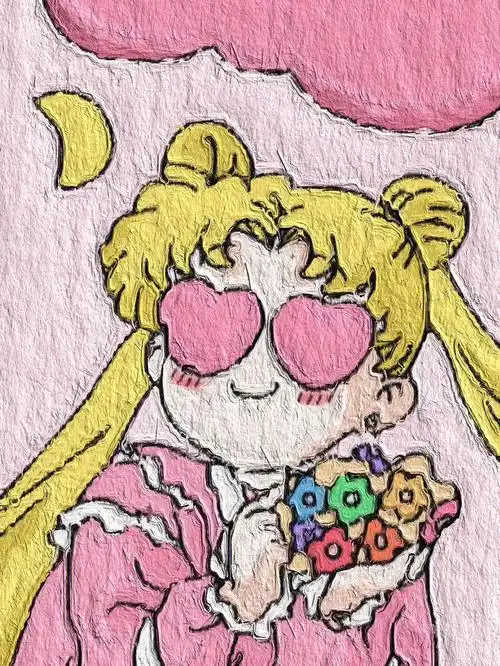 壁纸  #油画  #少女心