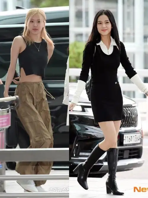 blackpink机场出发生图##blackpink出国机场图