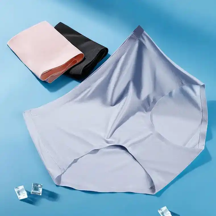 冰丝高腰大码女士三角裤.#源头实力厂家 #好物 - 抖音