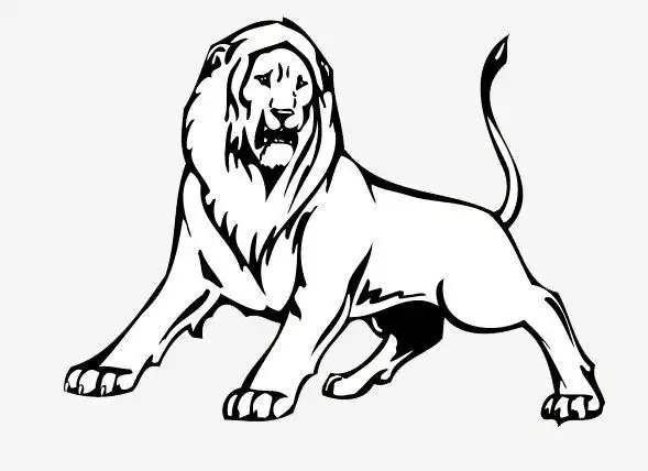 画凶猛的狮子简笔画狮子简笔画图片教你怎么画狮子狮子简笔画图片大全