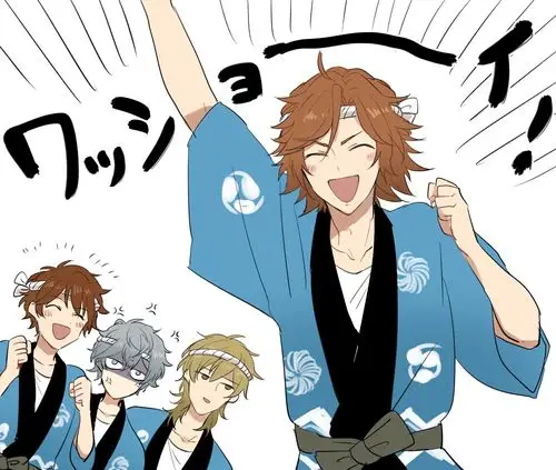 沐湷搬运偶像梦幻祭 濑名泉 羽风薰 守泽千秋 三毛缟斑 男子 少年