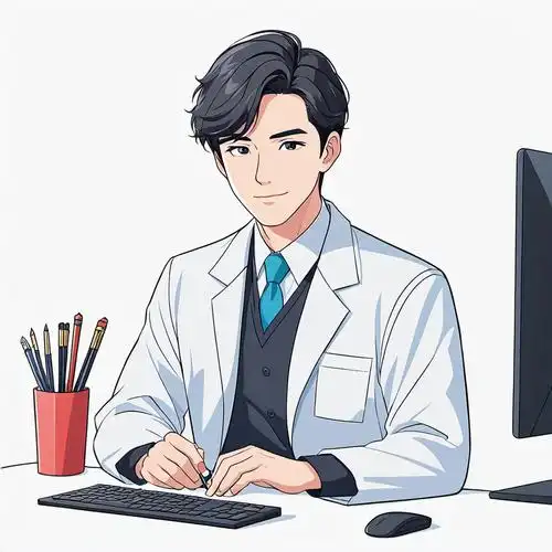 职业头像|医者仁心,生命守望者男医生的专属卡通手绘头像