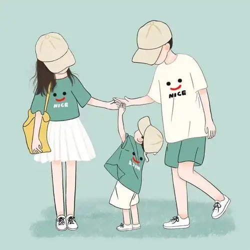 一家小口 #微信头像家人们,唯美的微信头像来咯来咯
