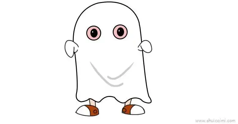 幽灵儿童画怎么画 幽灵简笔画画法