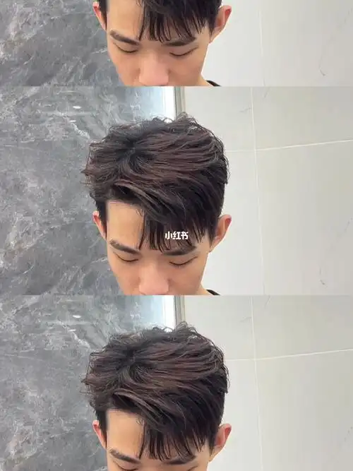 男生都喜欢的发型纹理二八分