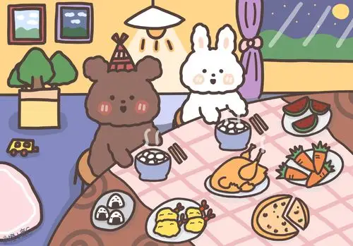 ipad壁纸 - cr:@橙小鹿c高清壁纸/手绘壁纸/动漫壁纸/小清新ins/油画