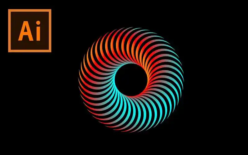 【ai教程】使用径向重复制作简单矢量图形 adobe illustrator教程