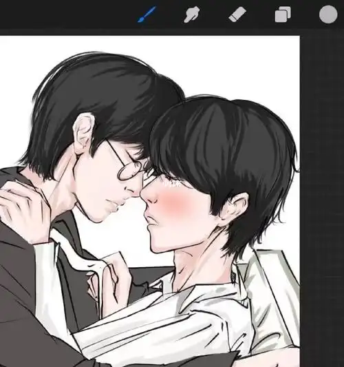 祺鑫cp  #祺鑫风年  晚上闲得无聊瞎画一张 薯管家[提及]# #薯条小