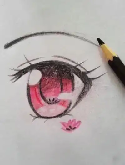 素描二次元动漫眼睛的画法