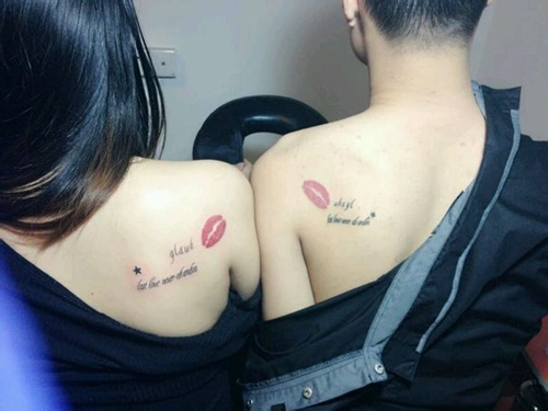 简单情侣纹身个性图片赋予爱意的纹身