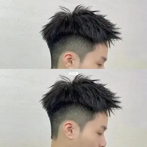 男生5616厘米短发推荐烟花摩根烫#男士发型参考适合脸型圆脸方脸