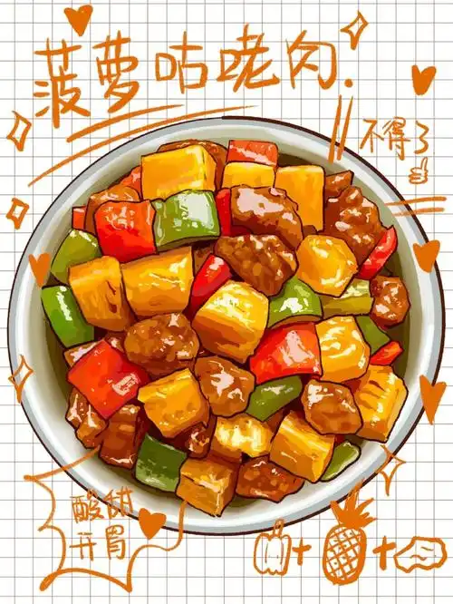 50道家常菜的手绘菜谱3一看就会