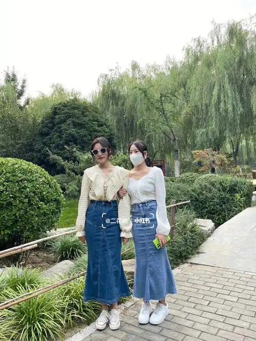 闺蜜穿搭165身高vs163身高好像差不多