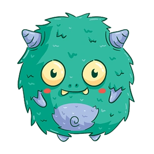 卡通可爱呆萌小恶魔矢量素材