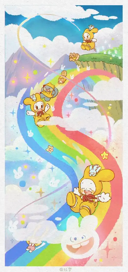治愈系可爱风壁纸画师:拉梦#你的壁纸该换了#,#夏日企画